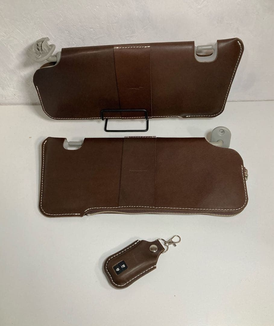 クリスティアーノメッシ◇新型ジムニー2点セット◇ブラウン、ステッチ白