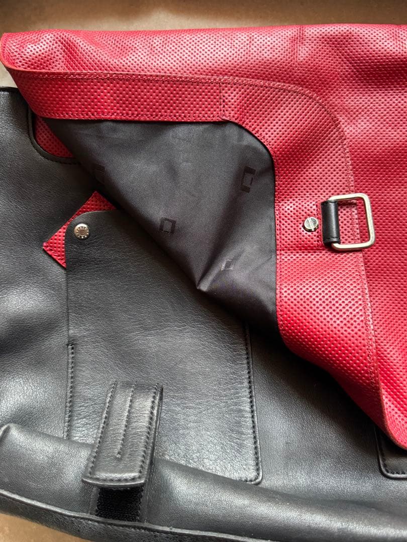 Isaburo1889メッセンジャーバッグレザー　BicycleNaviコラボ品