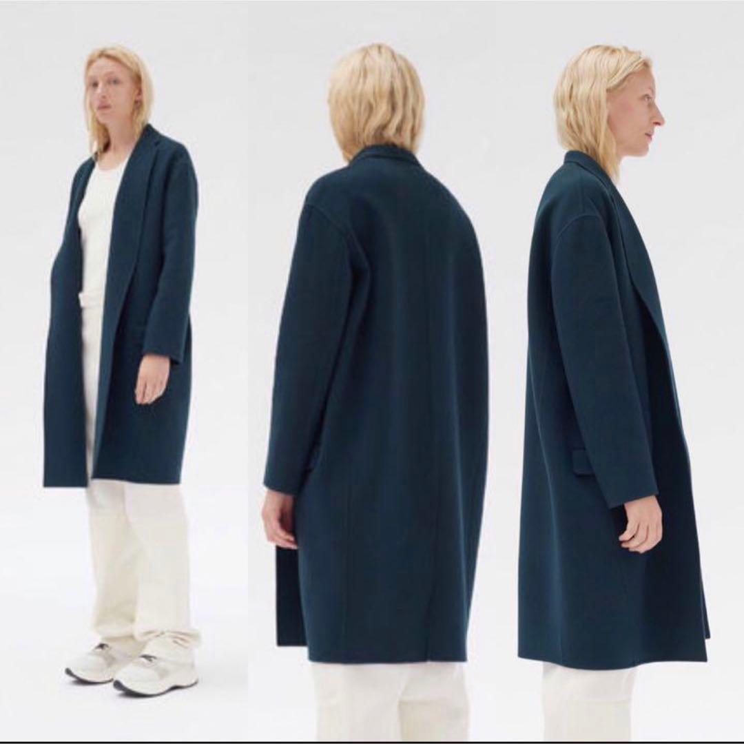 希少　入手困難　試着のみ　CELINE エッグクロンビーコート カシミヤ　40