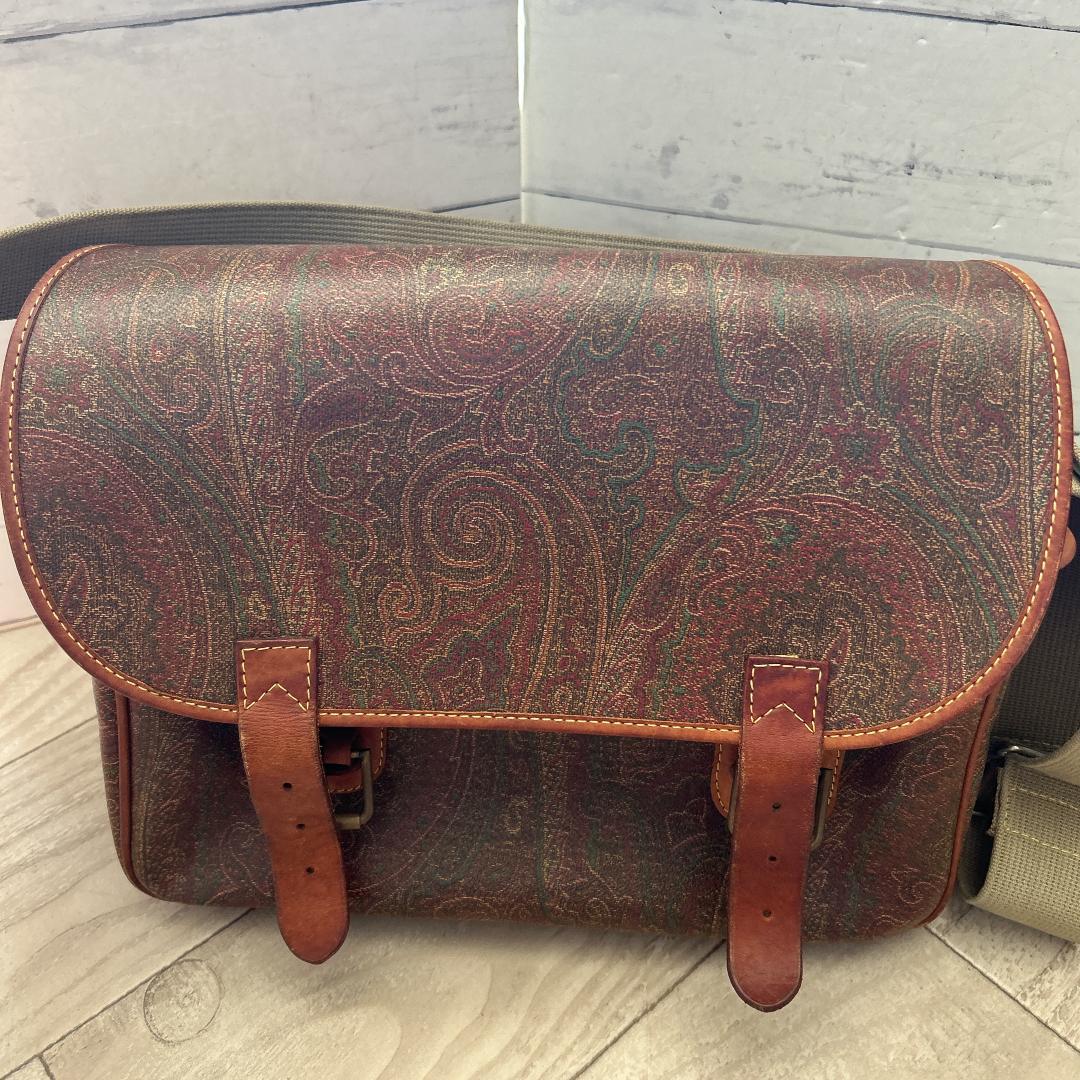 エトロ　ETRO ショルダーバッグ＆ポーチ 2点　まとめセット！　ペイズリー