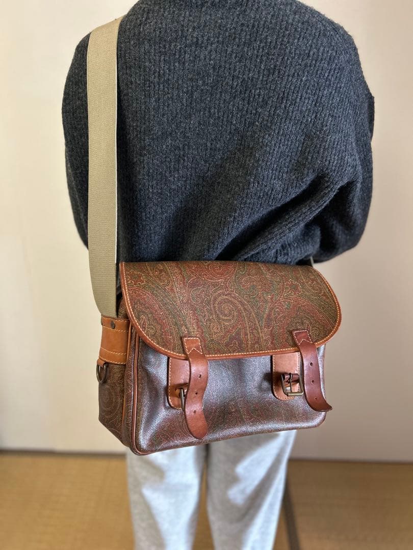 エトロ　ETRO ショルダーバッグ＆ポーチ 2点　まとめセット！　ペイズリー