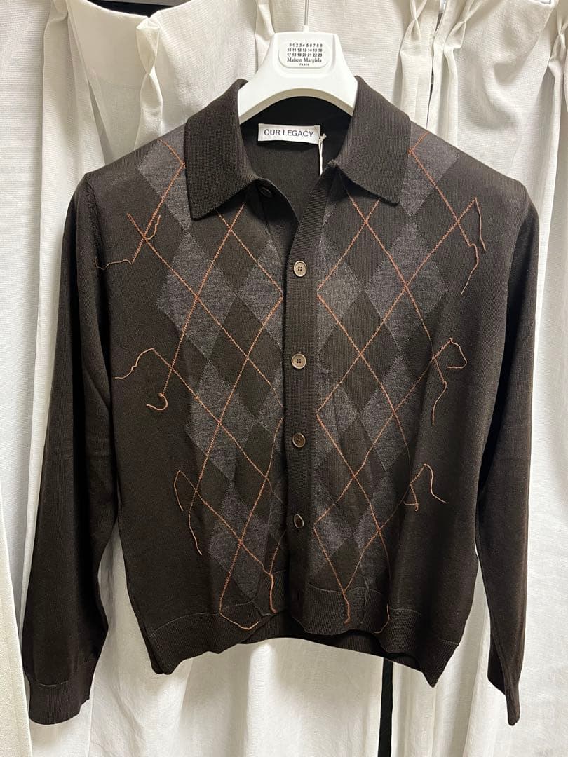 トップス OUR LEGACY EVENING POLO PUB ARGYLE