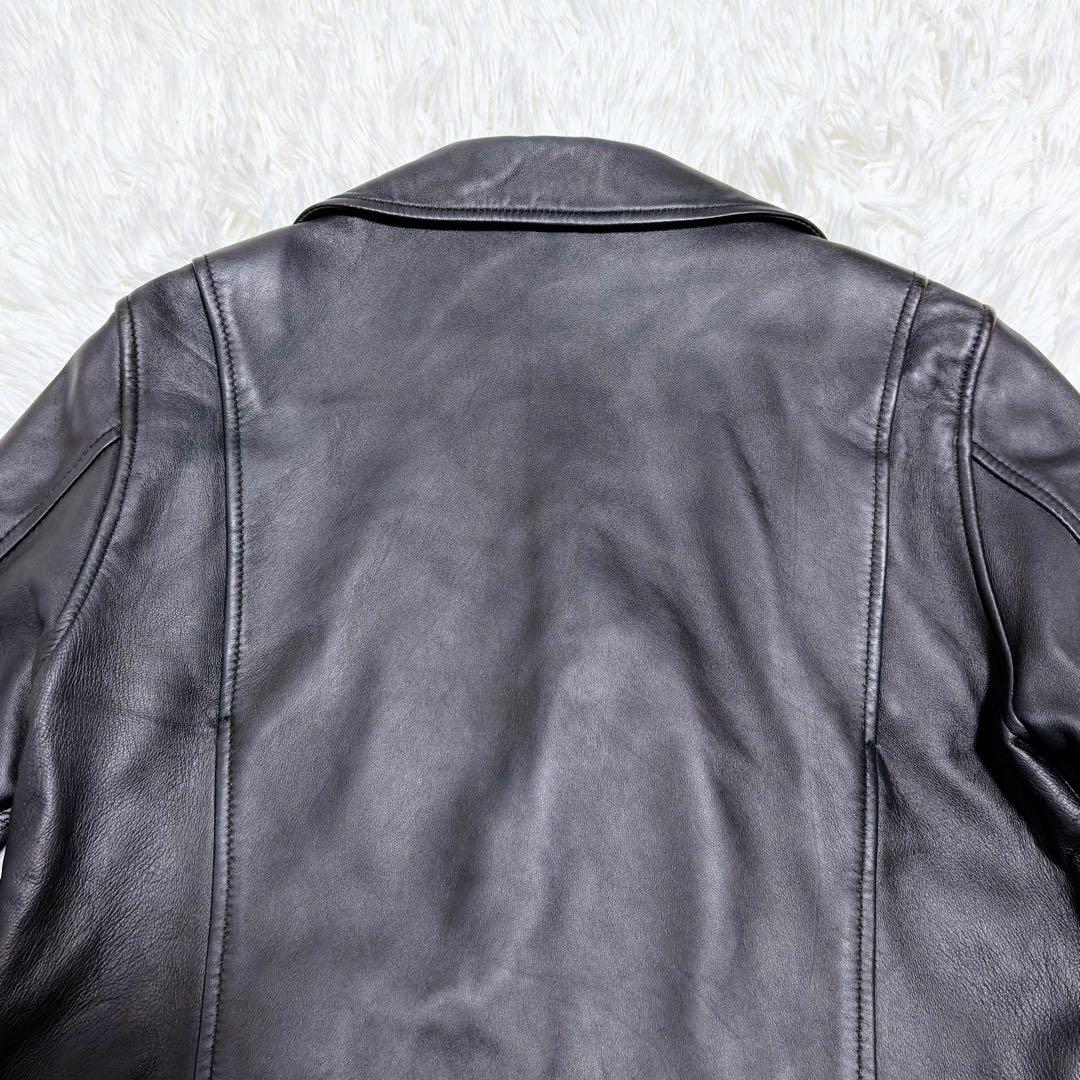 ✨美品✨スローブイエナ ラムレザー ダブルライダースジャケット ブラック L