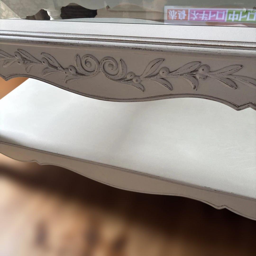 カントリーコーナー　ガラステーブル