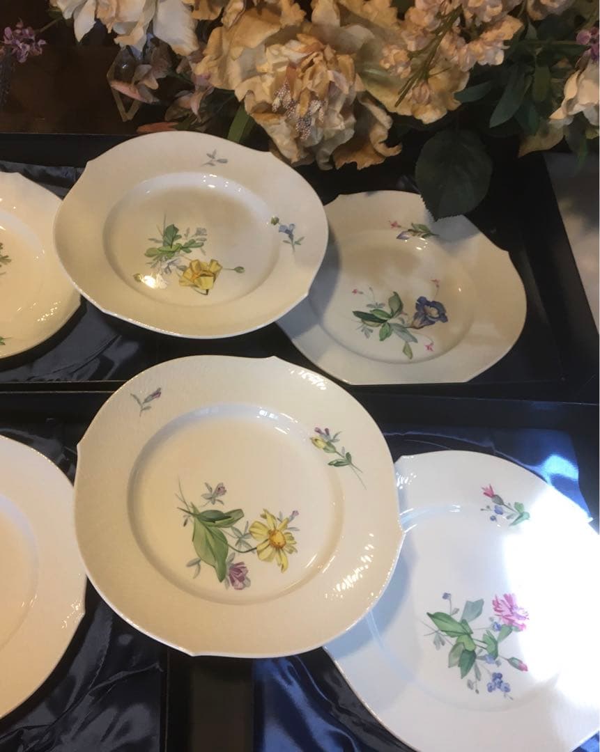 5種類⭐️マイセン⭐️アルペンフローラプレート