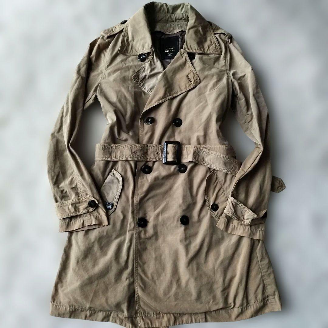上質✨タトラス 2way トレンチコート ダウンライナー ベージュ 01