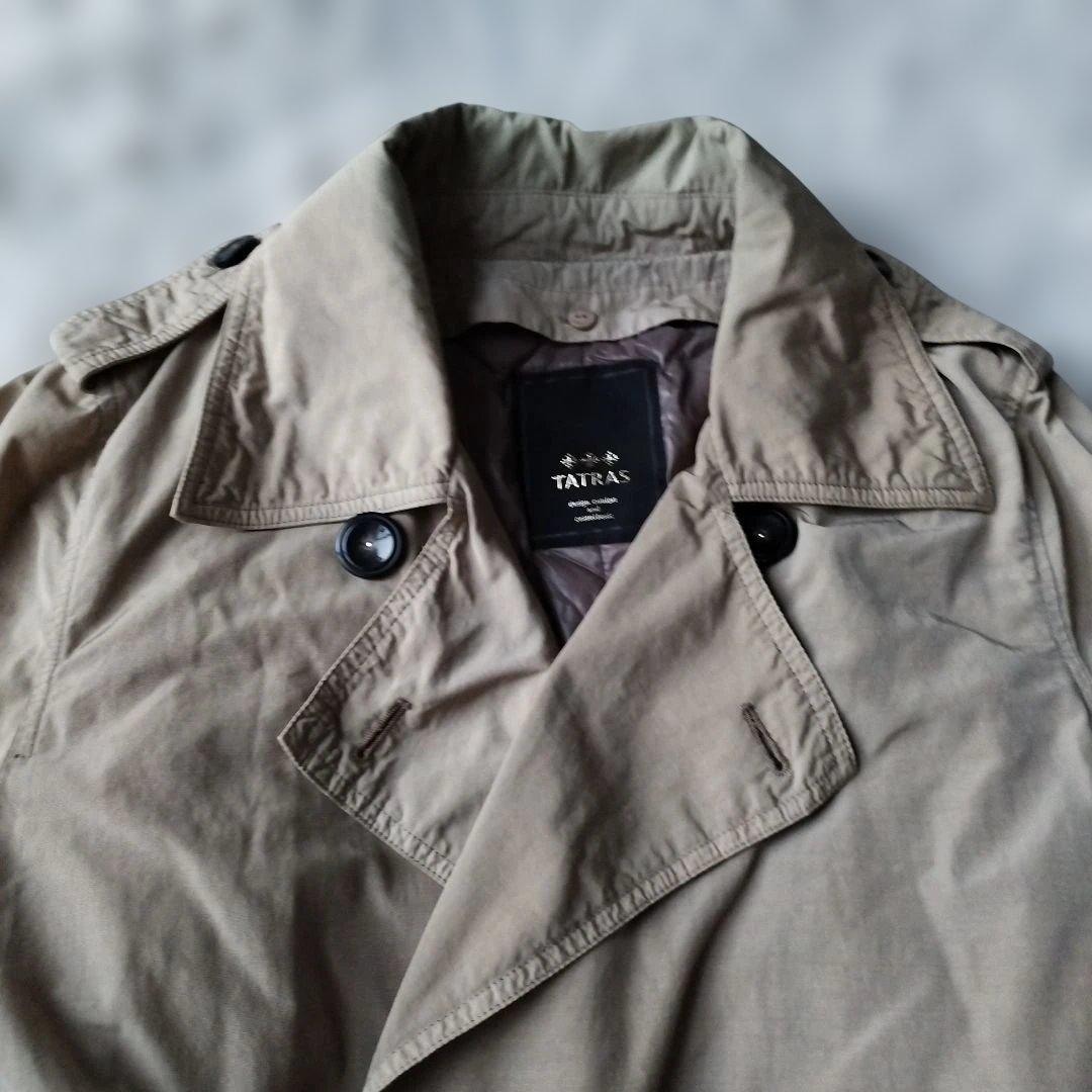 上質✨タトラス 2way トレンチコート ダウンライナー ベージュ 01