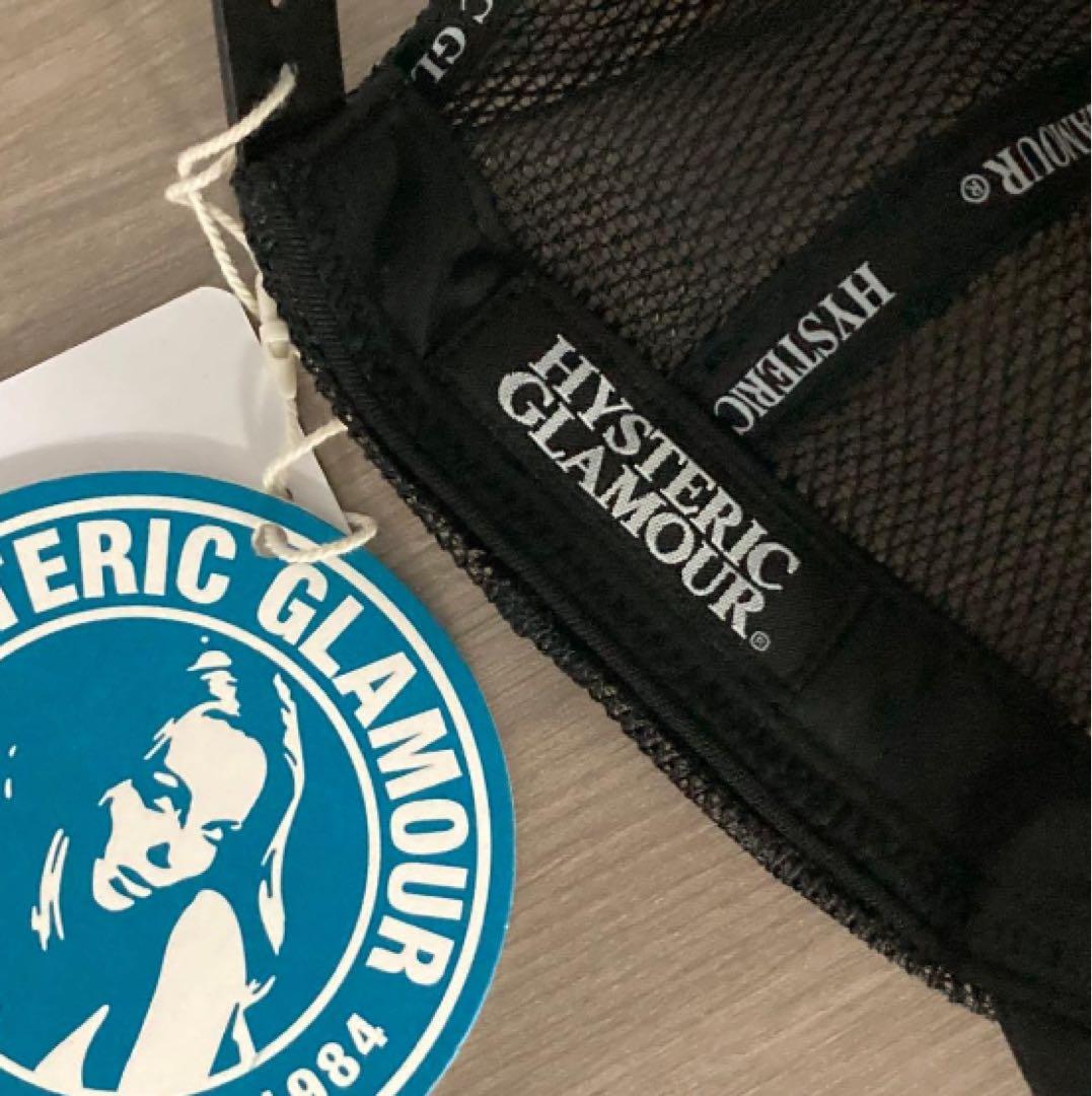 【新品】HYSTERIC GLAMOUR メッシュキャップ 黒.