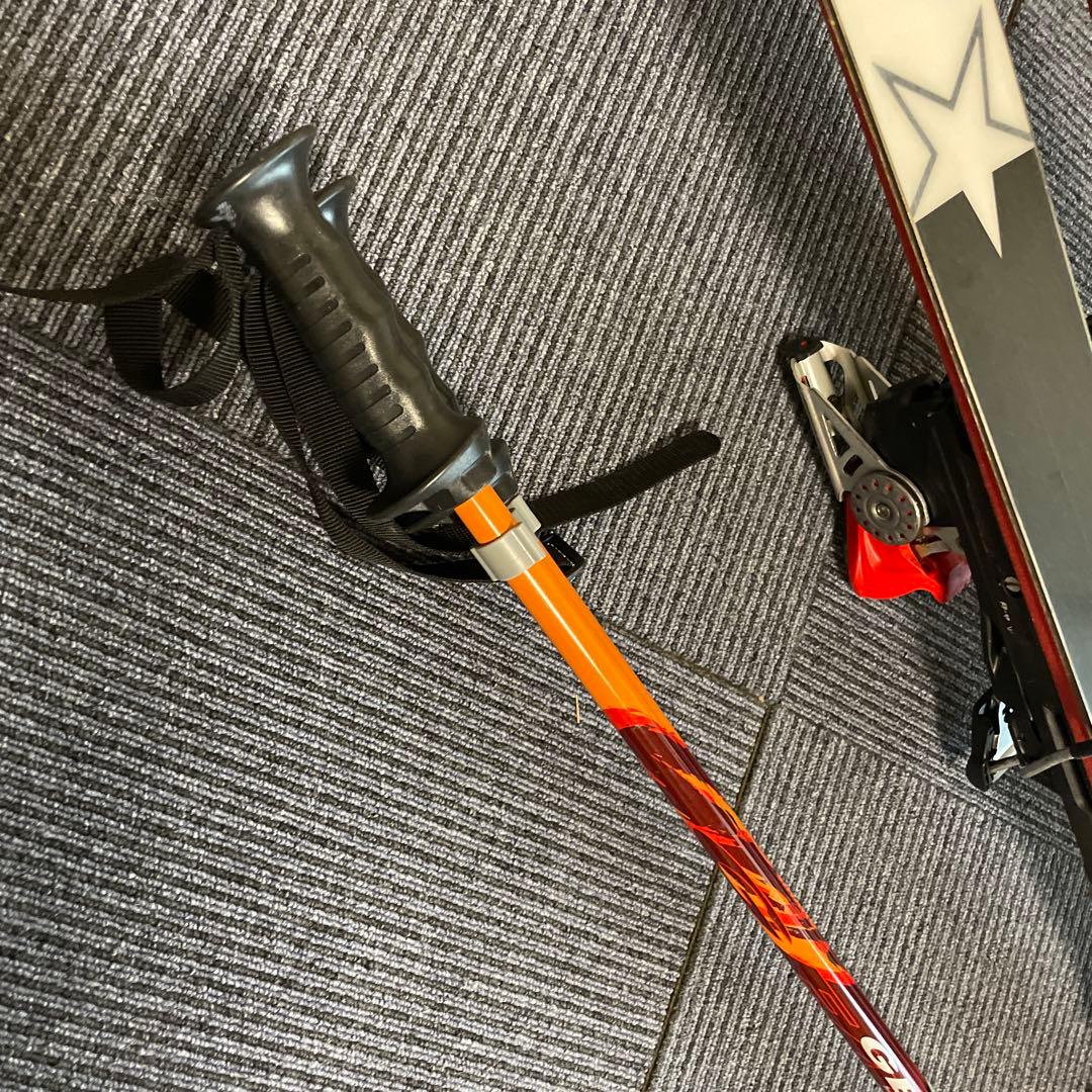 スキー板168 Volkl スキー　スキー板170 スキーストック