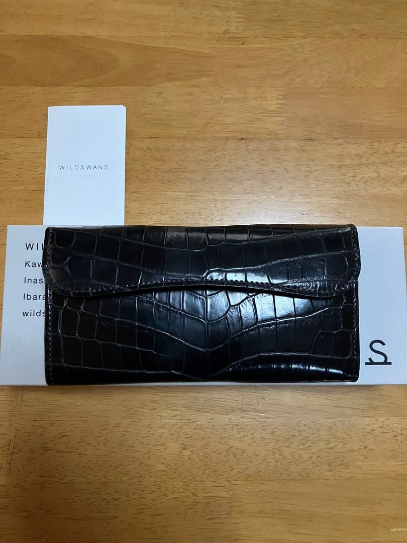WILD SWANS WAVE クロコダイルレザー 長財布　ナイルクロコ