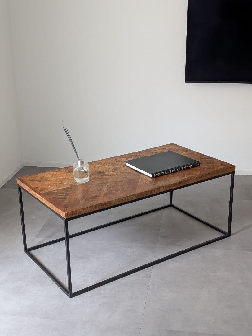 USED/LIFE FURNITURE ヘリンボーンテーブル インダストリアル