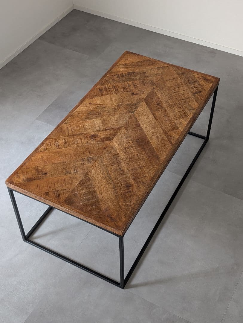 USED/LIFE FURNITURE ヘリンボーンテーブル インダストリアル