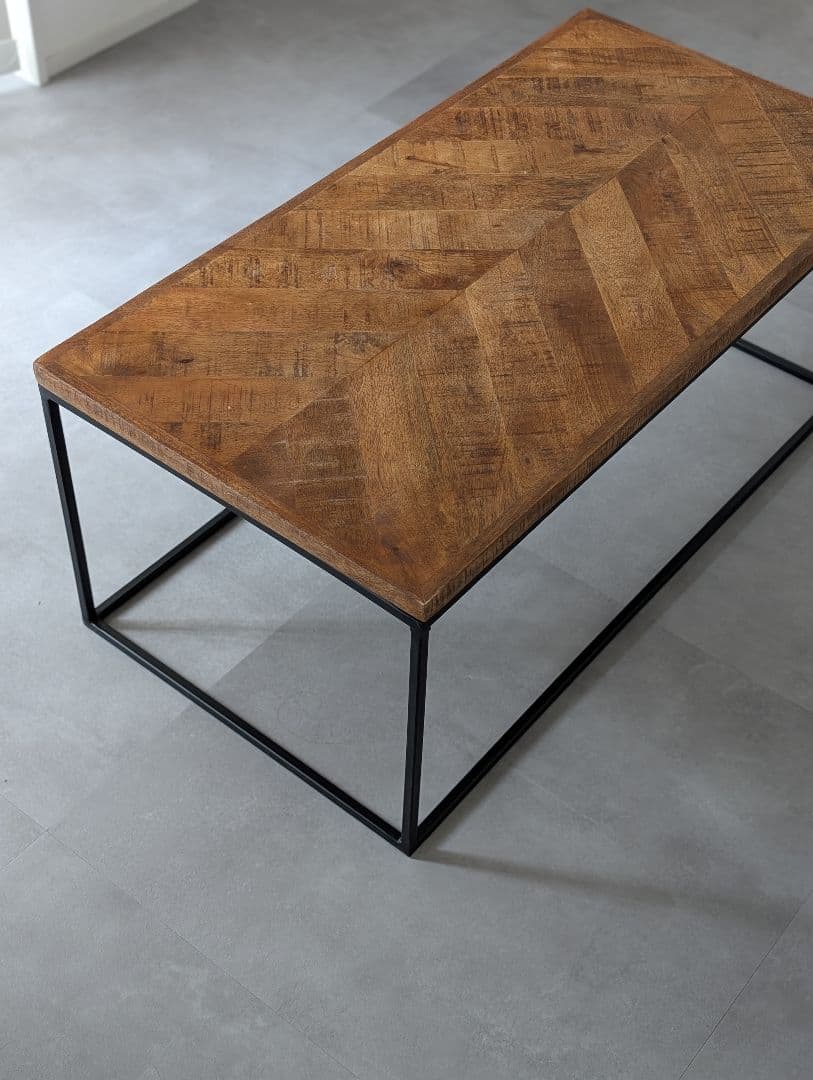 USED/LIFE FURNITURE ヘリンボーンテーブル インダストリアル