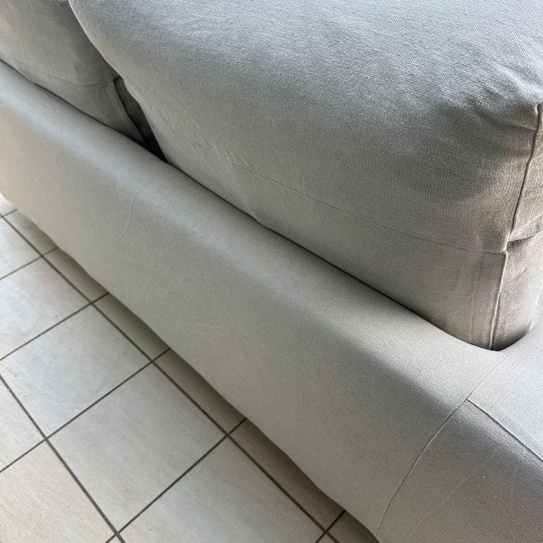 無印良品 ソファ ワイドアームヘッドレスト オットマン付き！