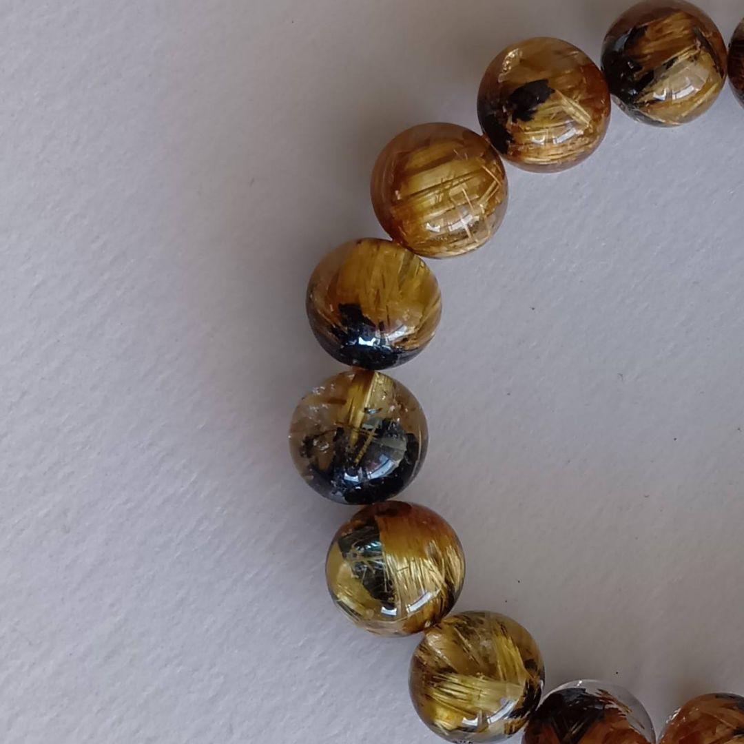 Shuuun!!!【美品】太陽放射タイチンルチル 鑑別書付 ブレスレット