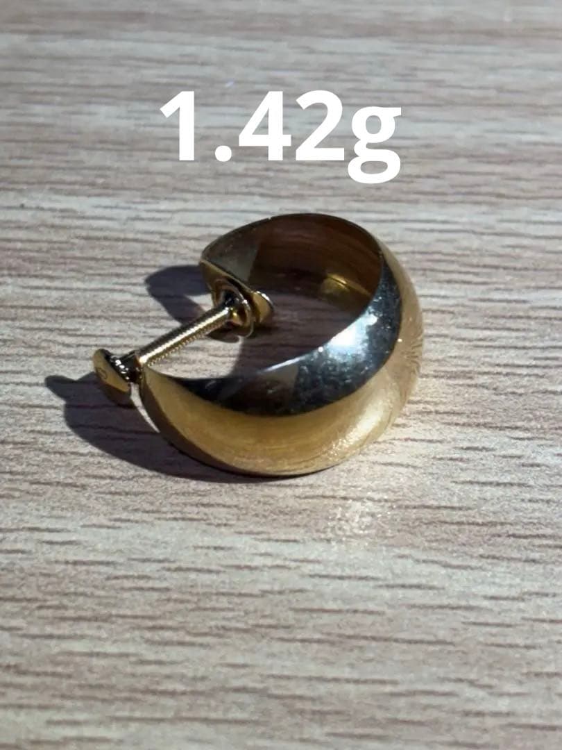 18金ピアス 片耳用1.42g