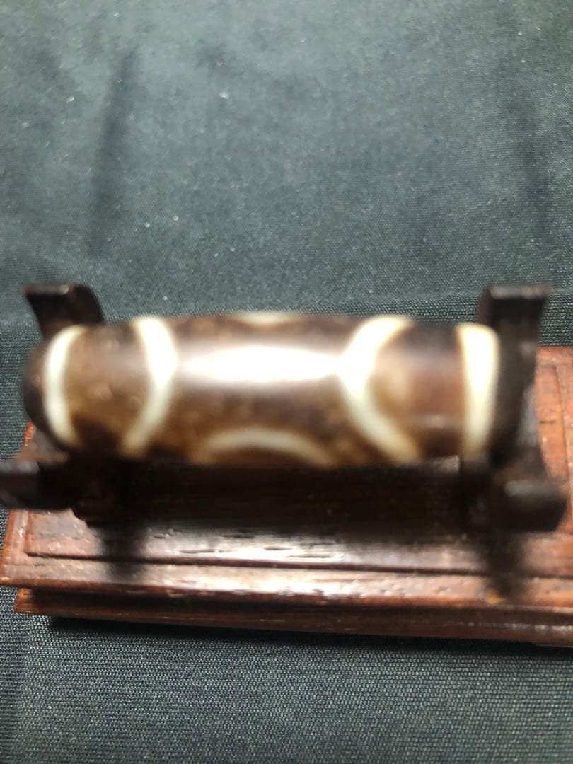 秘蔵風化天珠‼️西蔵老礦古代伝承風化蓮華金剛二眼天珠