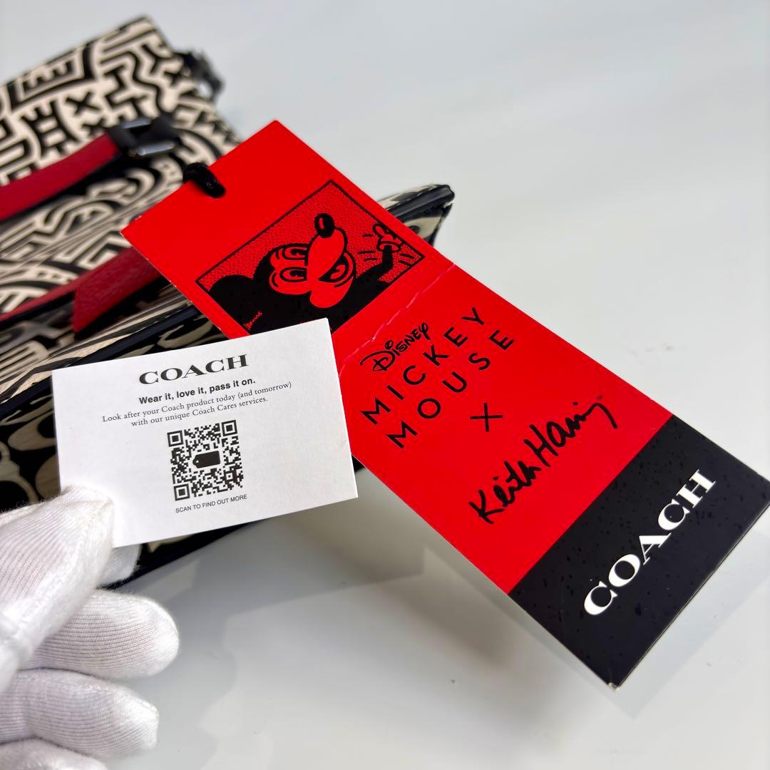未使用品 COACH コーチ ミッキーマウス コラボ トートバッグ 2WAY