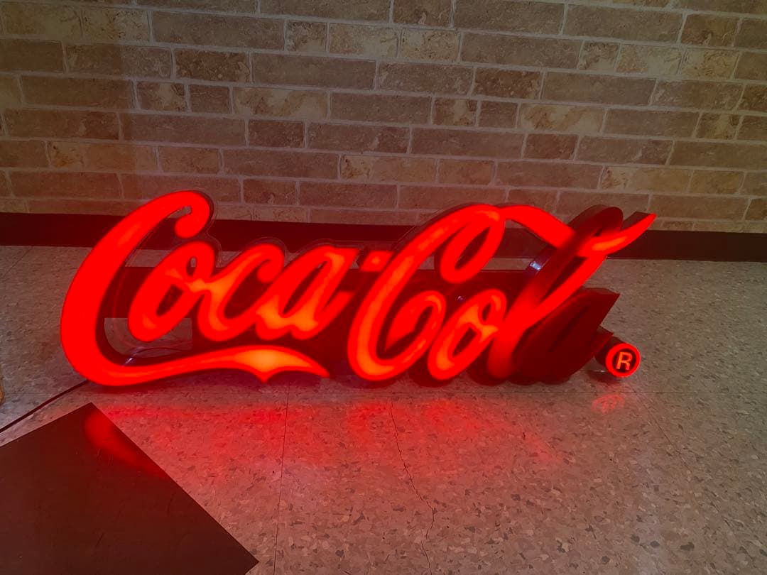 コカコーラ　ディスプレイ　ネオン　サイン　大