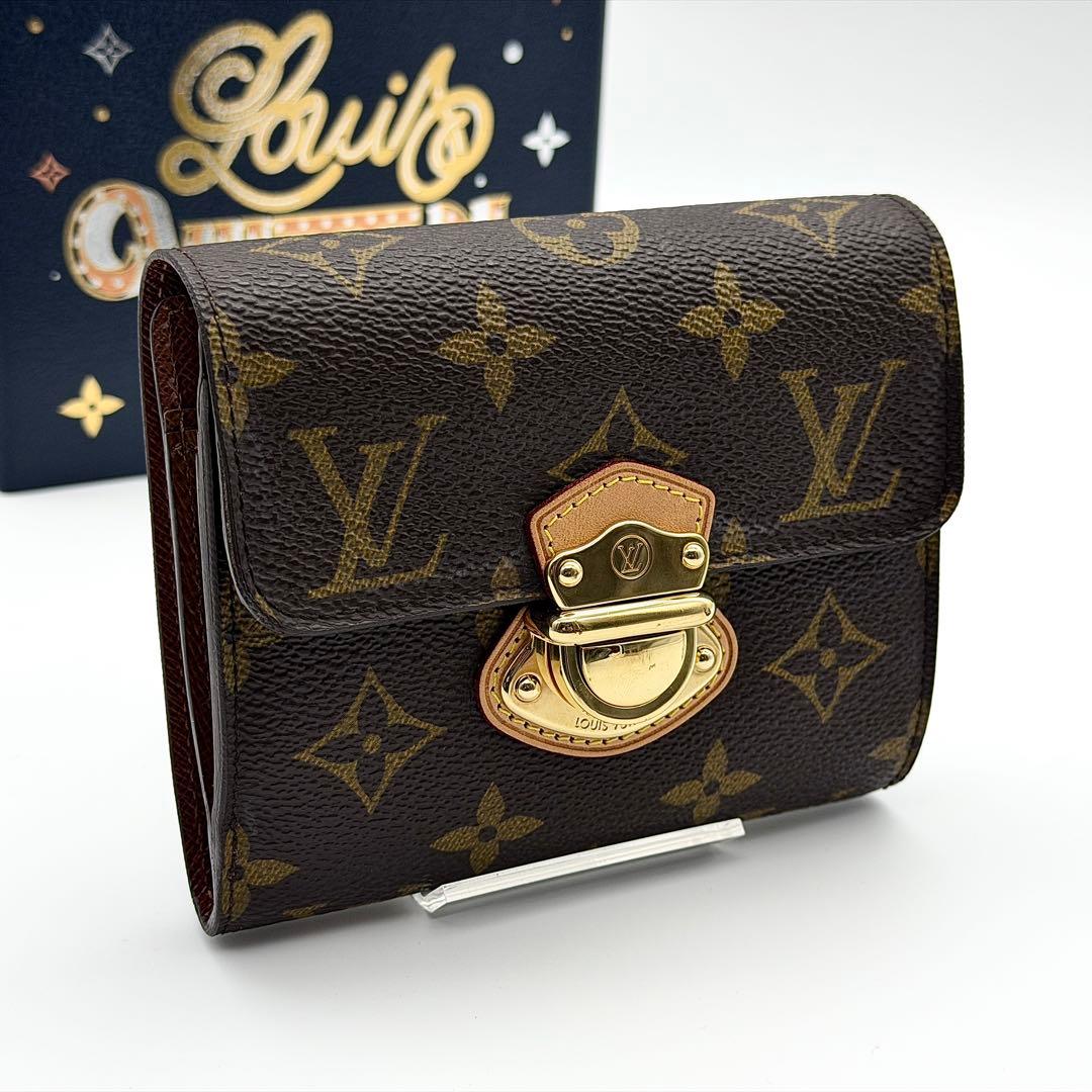 【ヌメ革新品級】ルイヴィトン モノグラム ポルトフォイユ ジョイ 折り財布
