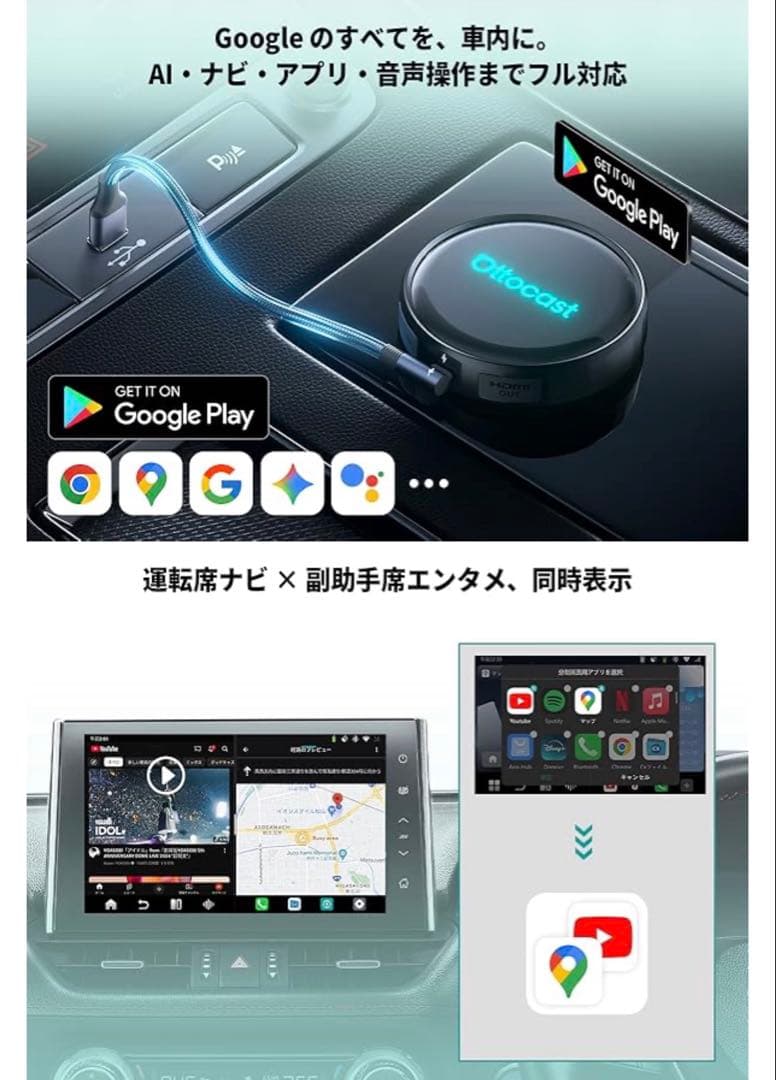 Ottocast P3 Pro オットキャスト OttoAibox
