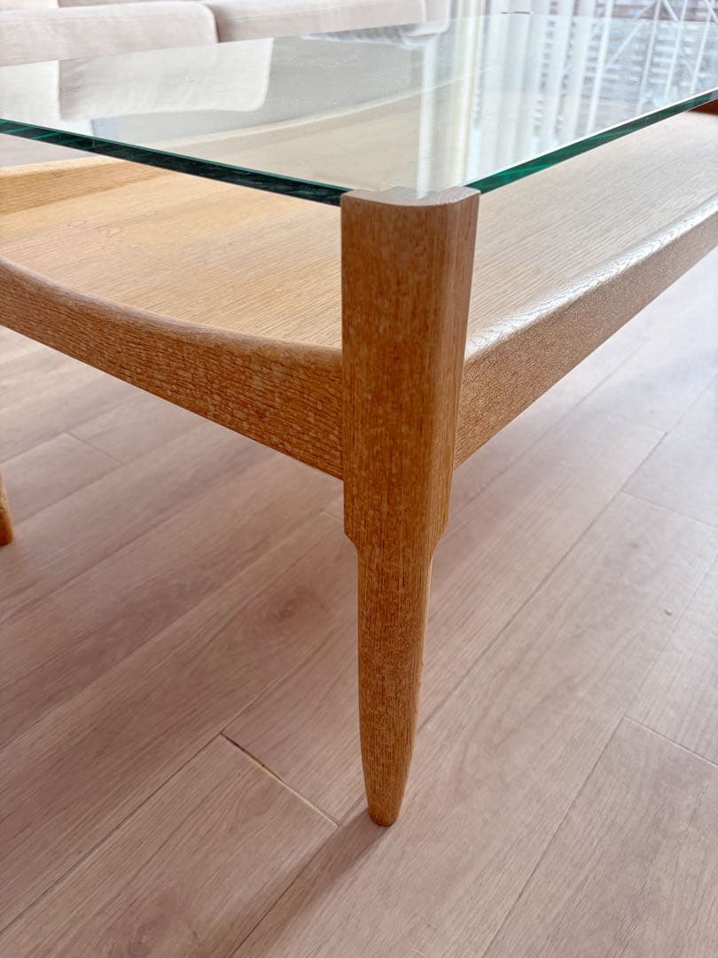 中目黒　HIKE ハイク　Glass sofa table ローテーブル