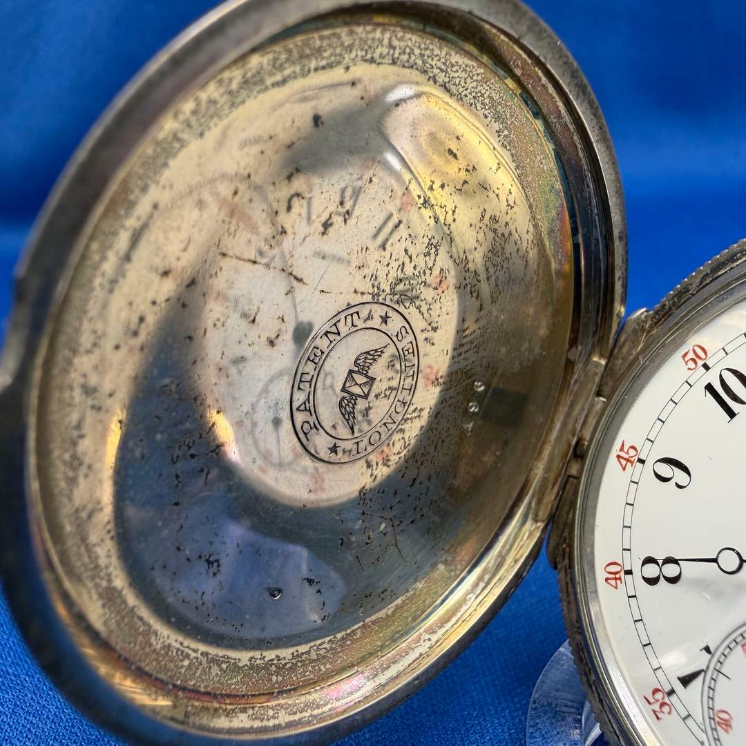 LONGINES 懐中時計 手巻き シルバー色アンティーク
