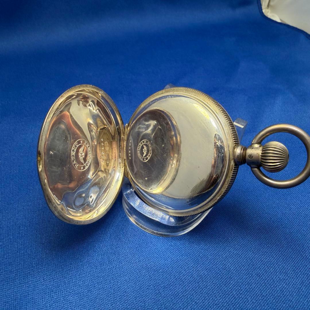 LONGINES 懐中時計 手巻き シルバー色アンティーク