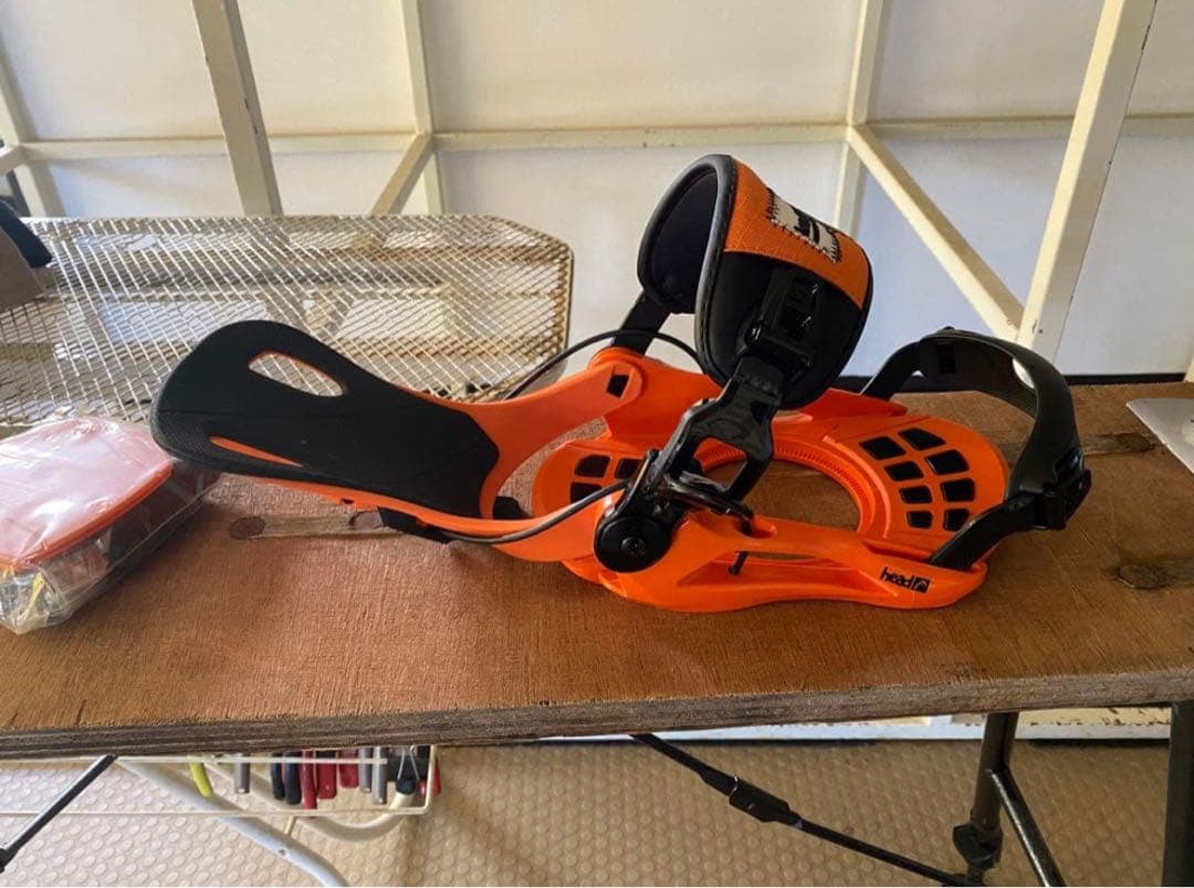 HEAD スノーボード ビンディング オレンジ Lサイズ