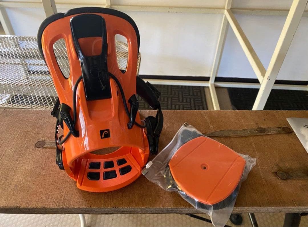 HEAD スノーボード ビンディング オレンジ Lサイズ