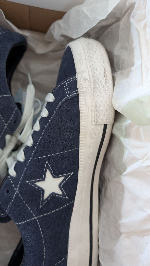 【コンバース】ワンスター　ゴルフシューズ　23㌢　紺系