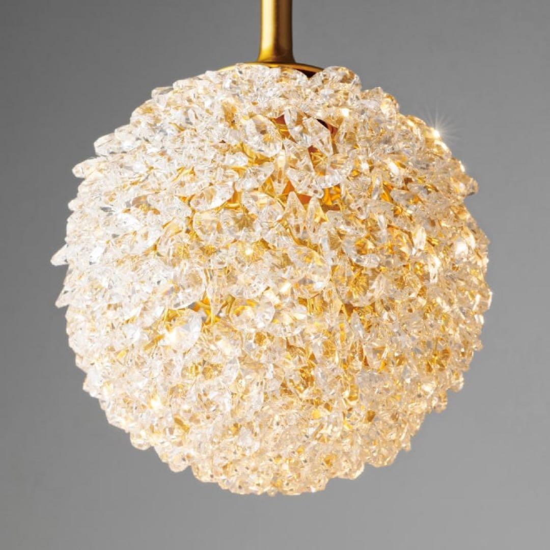 クリスタル風ペンダントライト 中型