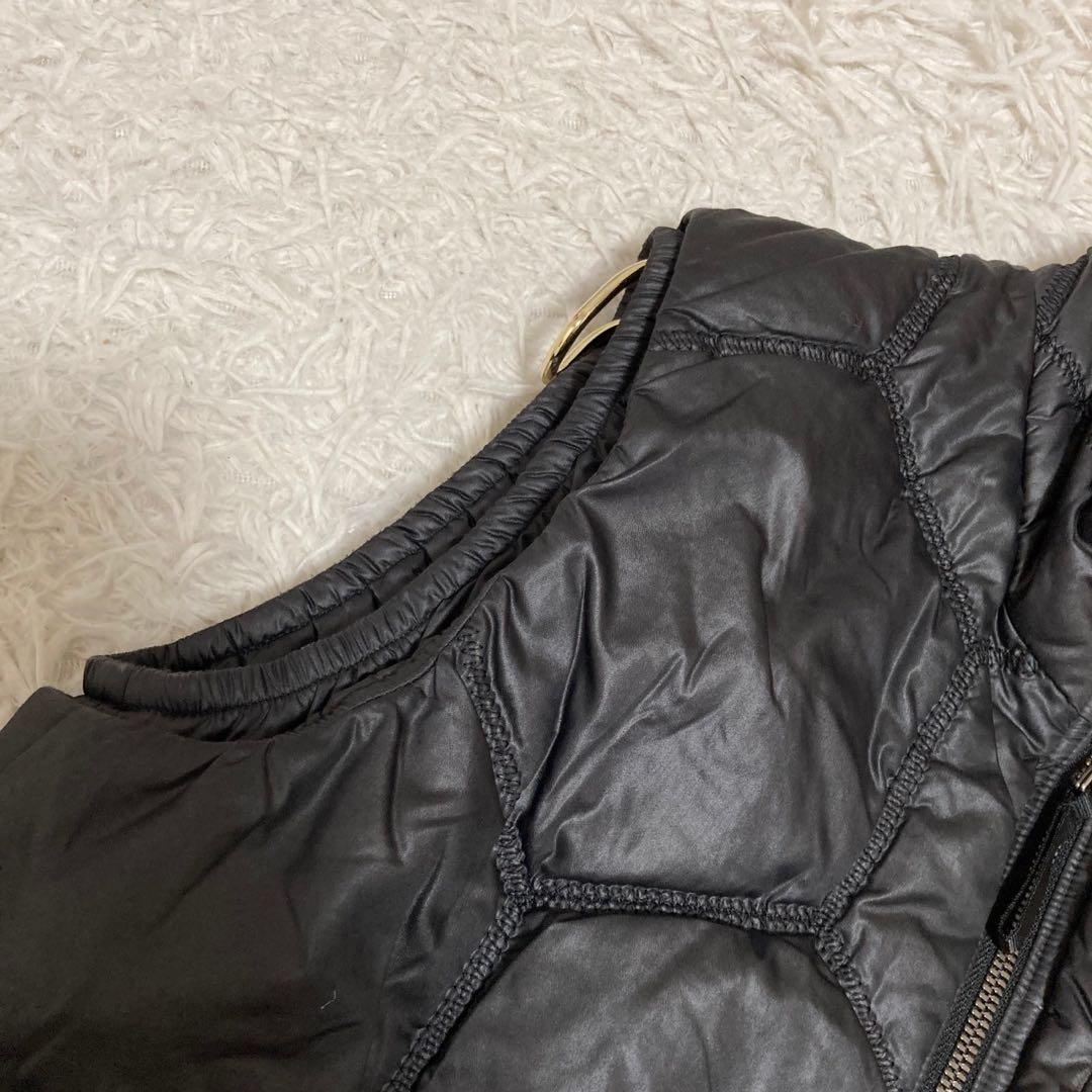 Issey Miyake キルティングダウンベスト ブラック 2