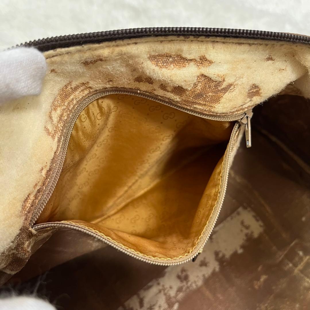 Gucci オールドグッチ GGキャンバス ボストンバッグ