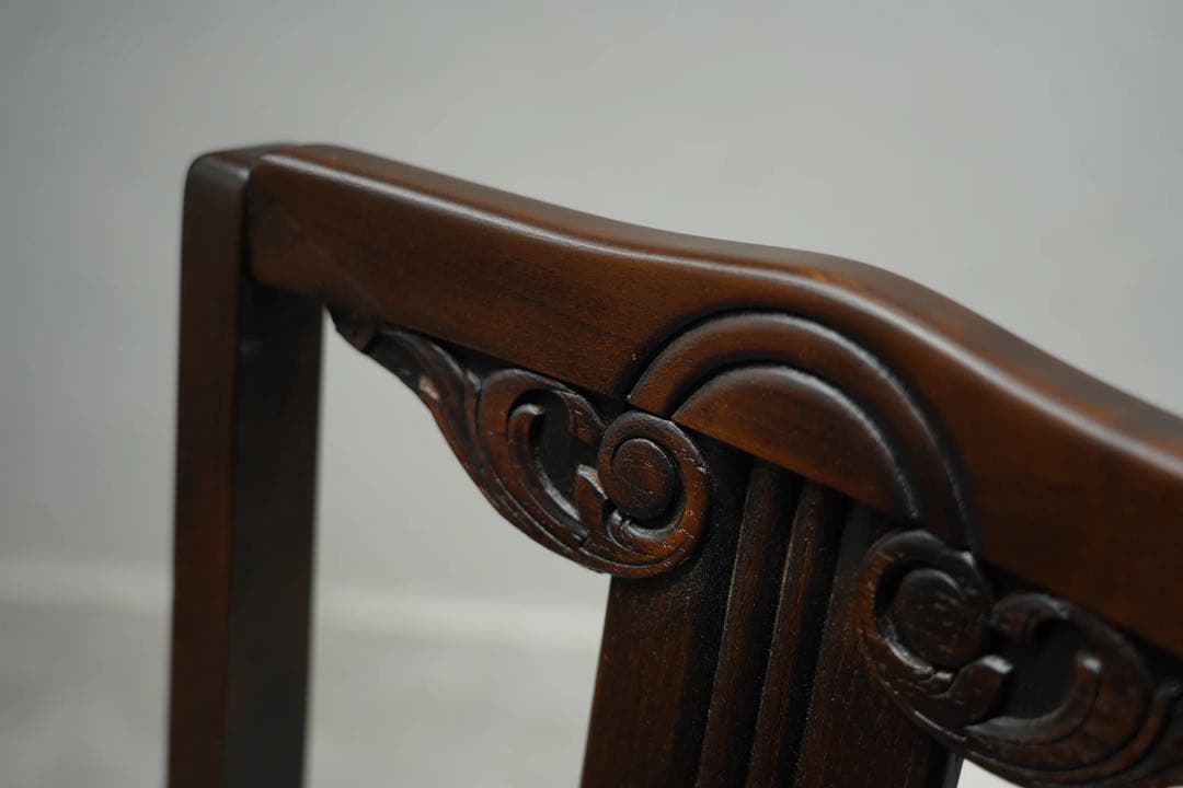 英国アンティーク　ウィリアムモリス　オーク材　1930年　チェア　椅子