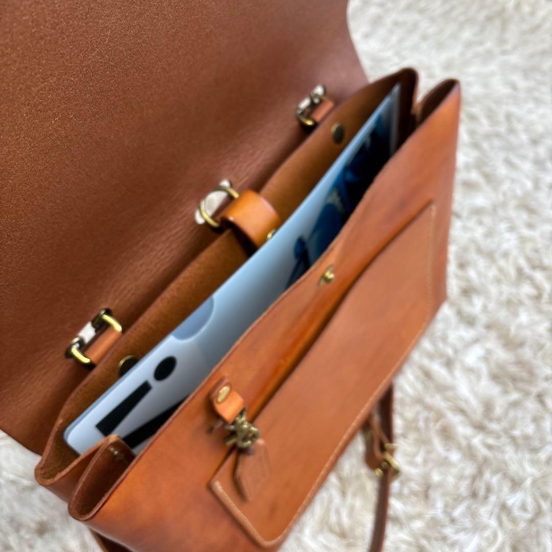 美品　HERZ ヘルツ　ナレッジバッグ　3way 付属ストラップ付き