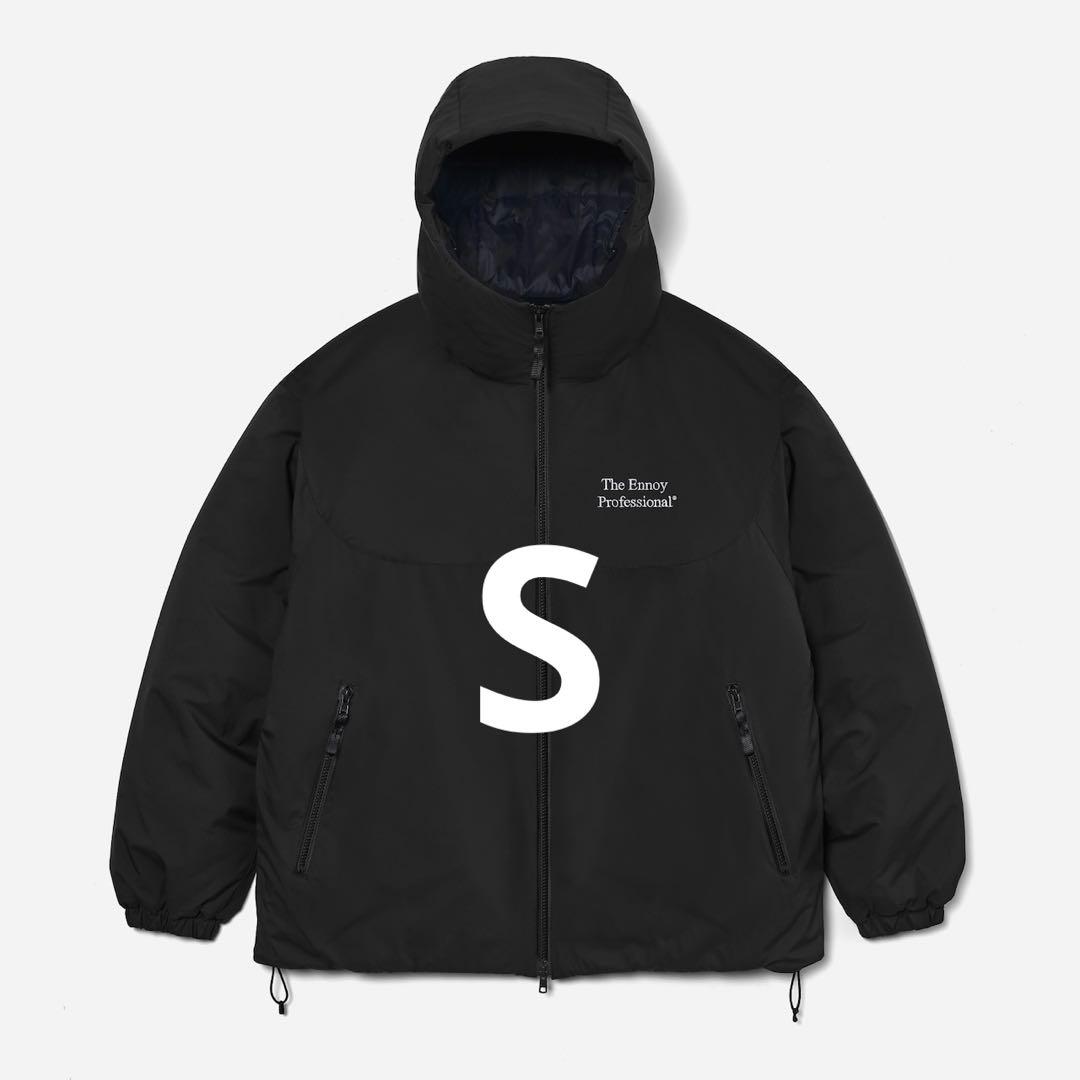 ジャケット・アウター ENNOY PADDED NYLON HOODIE (BLACK) S