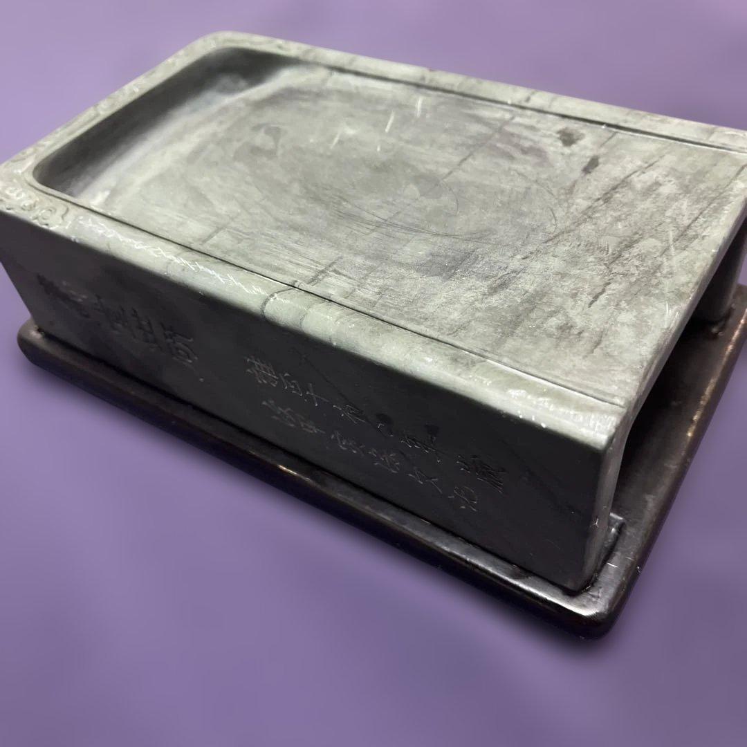 中国産　緑端渓硯