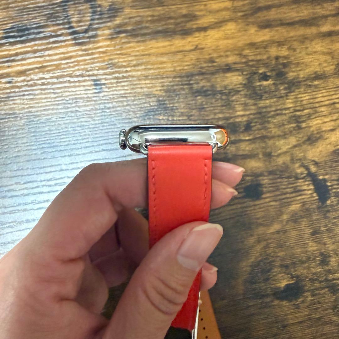 美品＊HERMES Applewatch series10 42mm