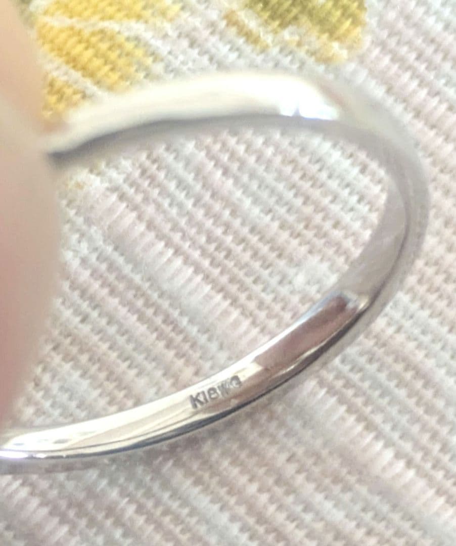 ブラックダイヤ ローズカットハートリング