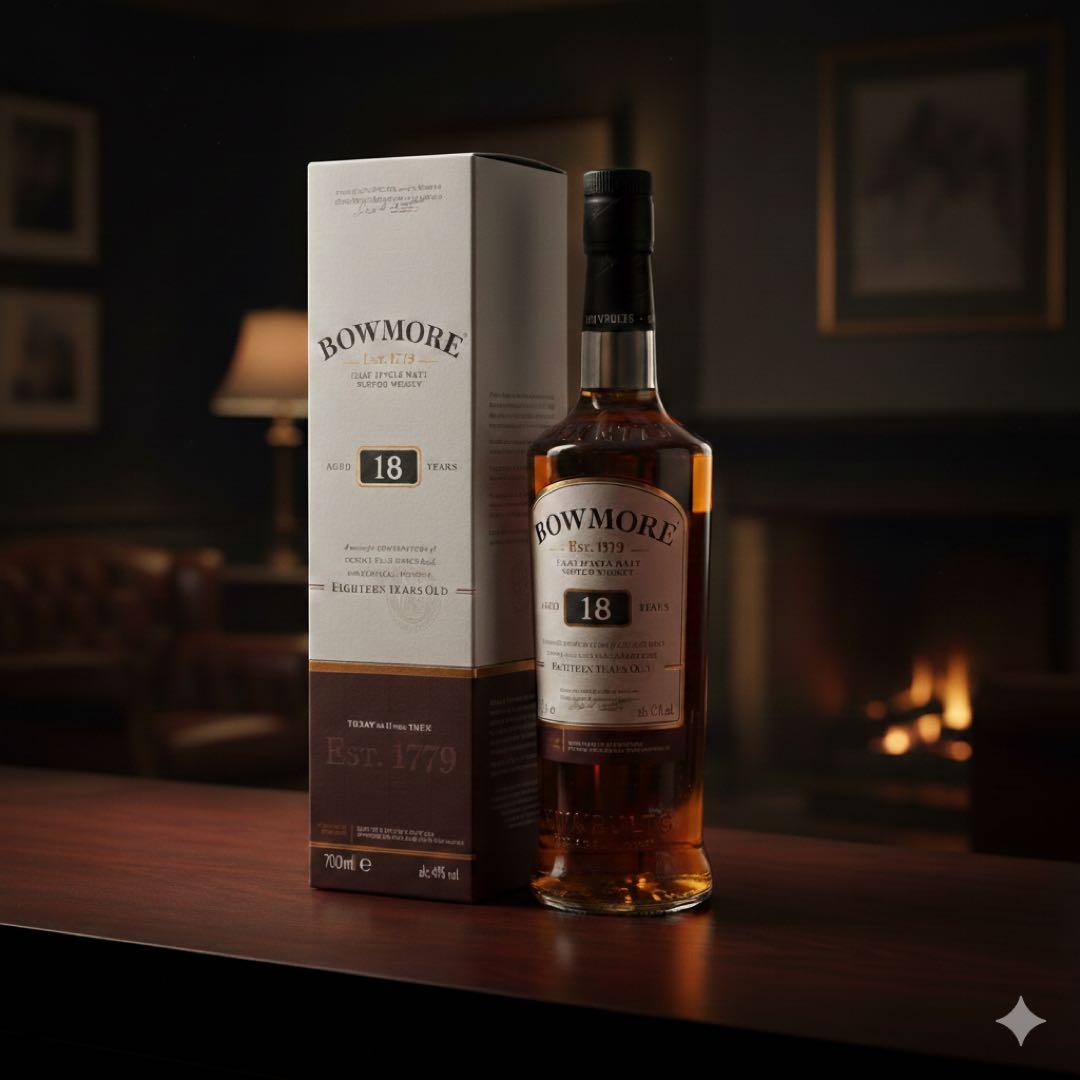 【未開栓】BOWMORE 18年 700ml　シングルモルトウイスキー　ボウモア
