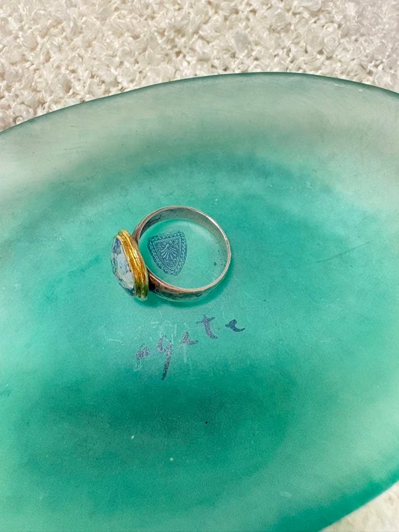 agete アガット ローマンガラス ローマングラス リング