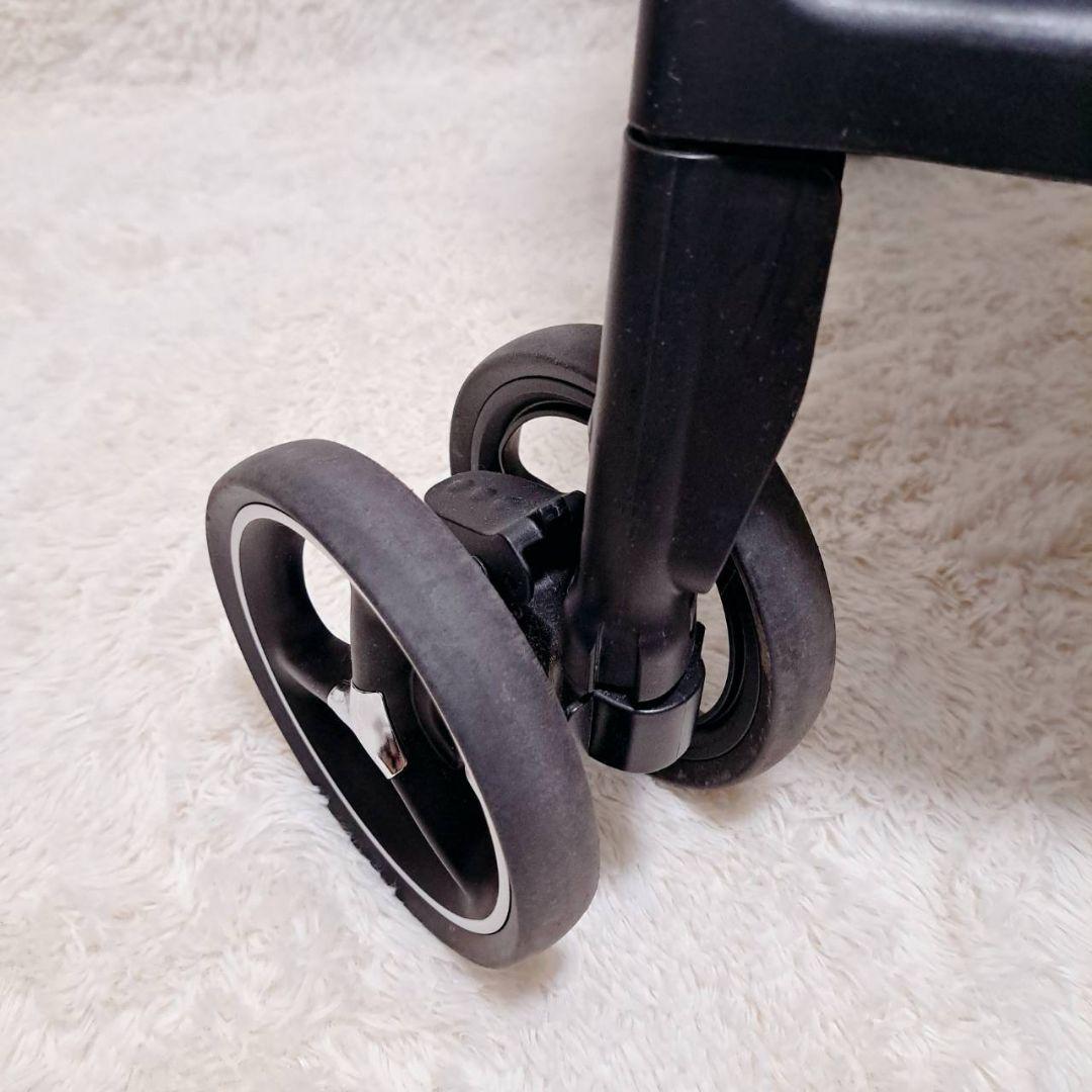 Aprica アップリカ ベビーカー クルリー グレー レザーハンドル A型