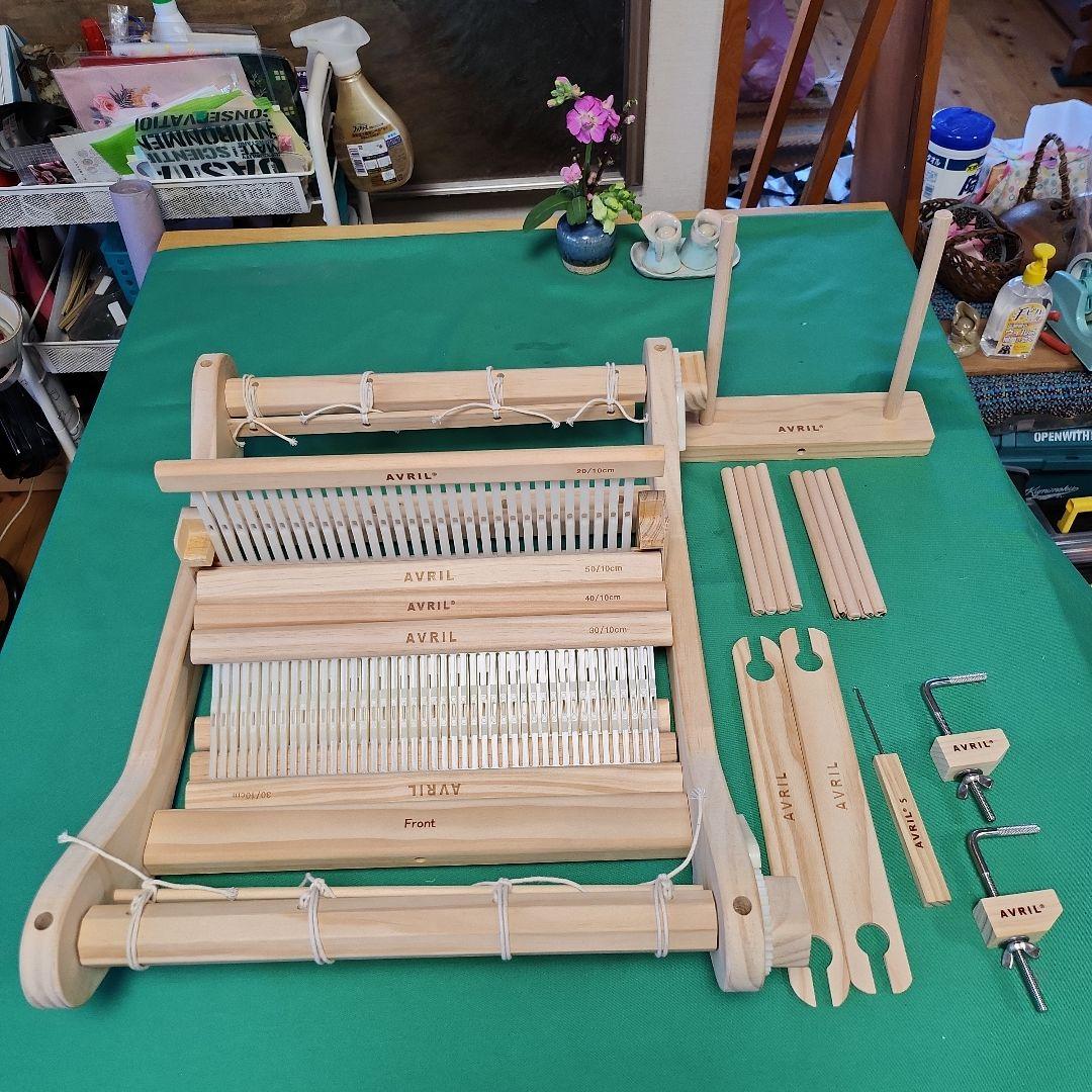機織り機　AVRIL 織り機　Loom30　へドル４種