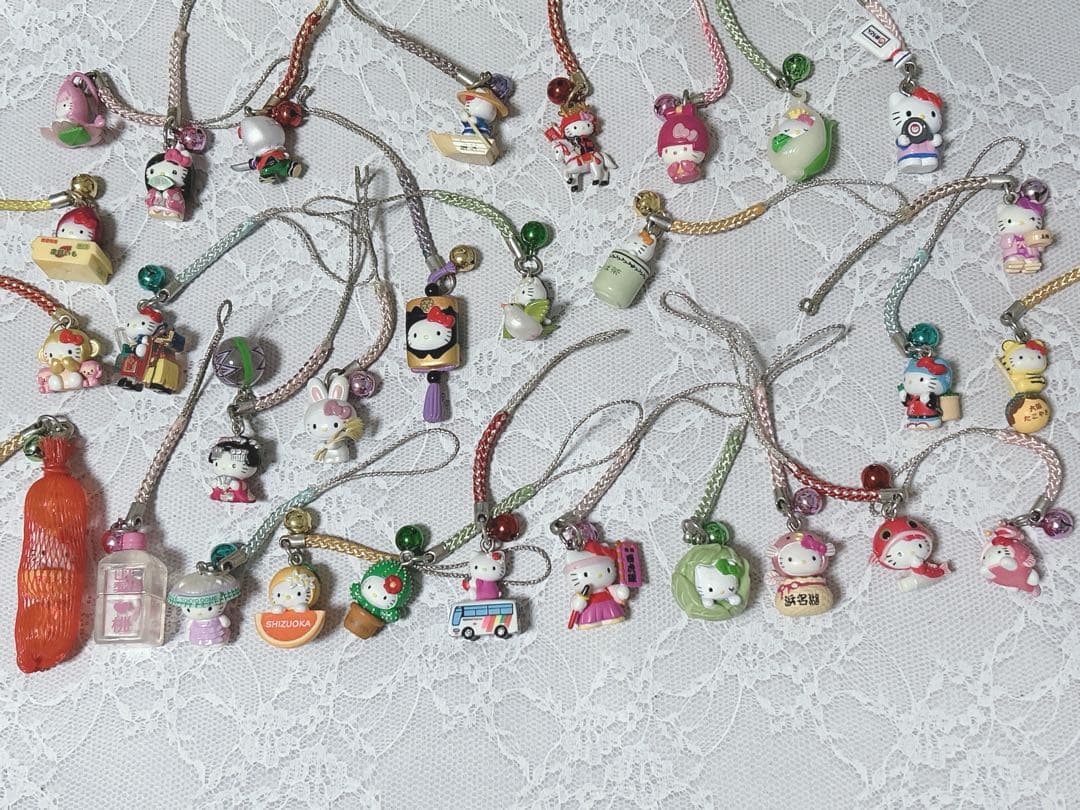 ご当地キティ キーホルダー ストラップ 根付け