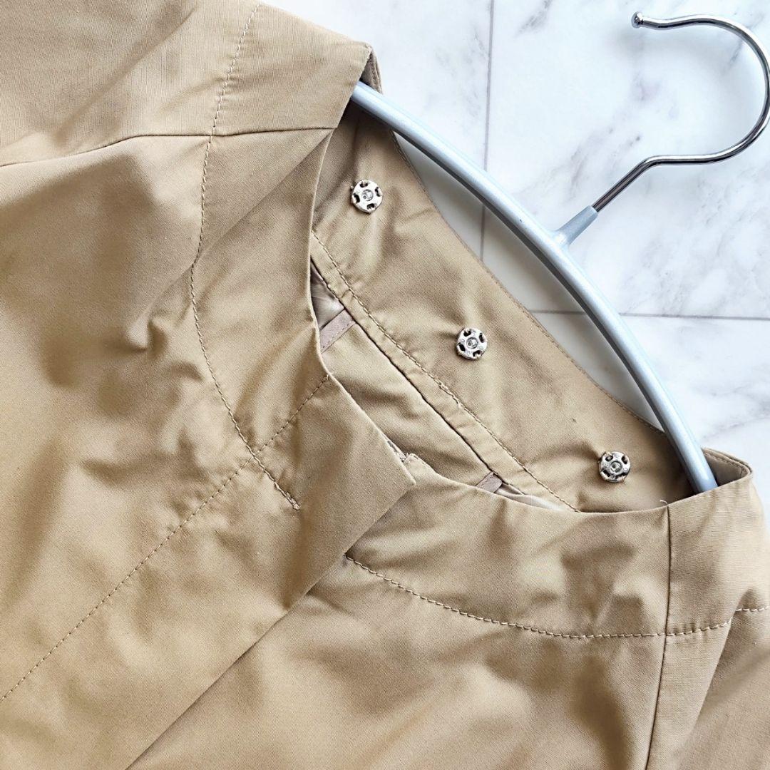 洗える ELLIE エリー ビッグカラートレンチコート