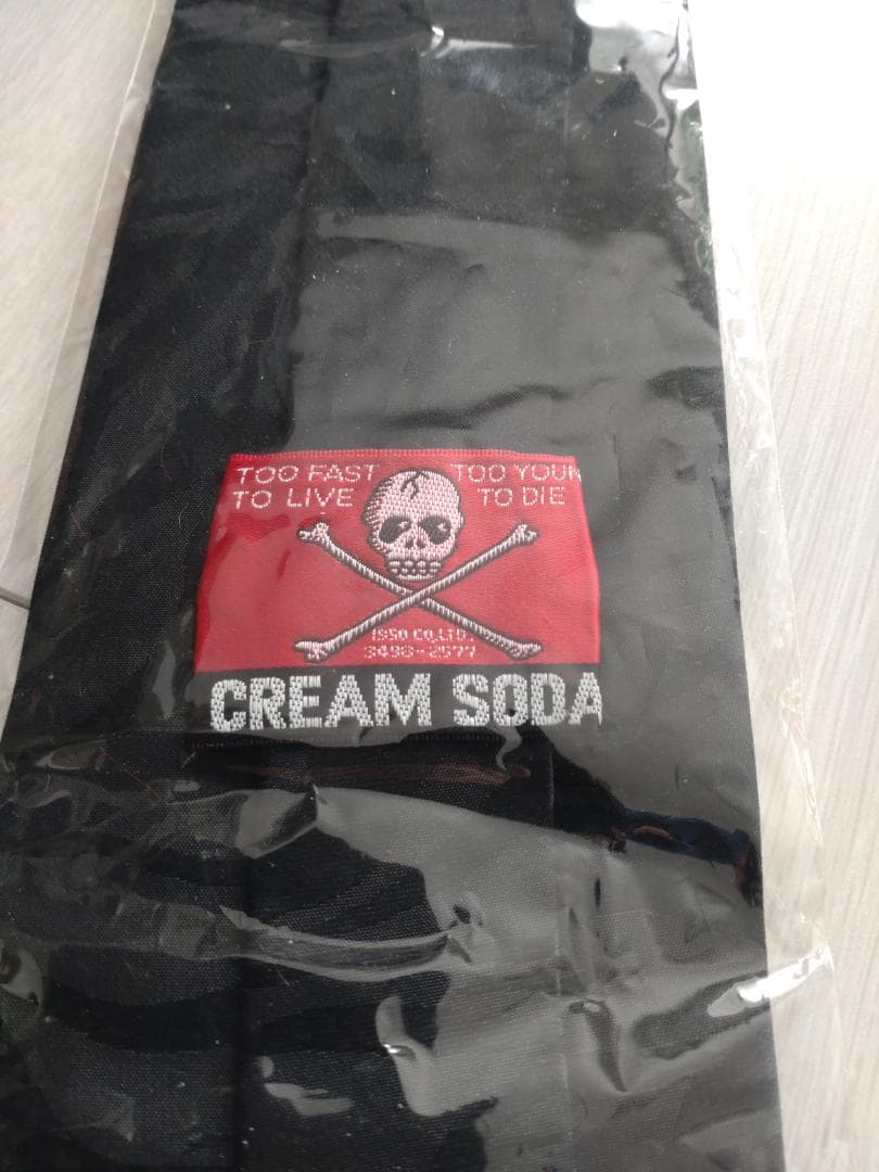 クリームソーダ 年代物ロカビリーネクタイ PINK DRAGON 希少