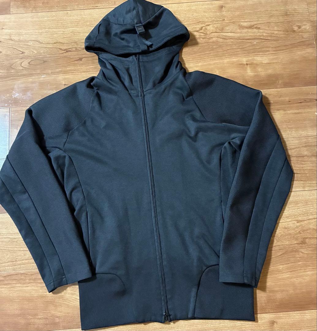 Y-3 ブラック フルジップパーカー M