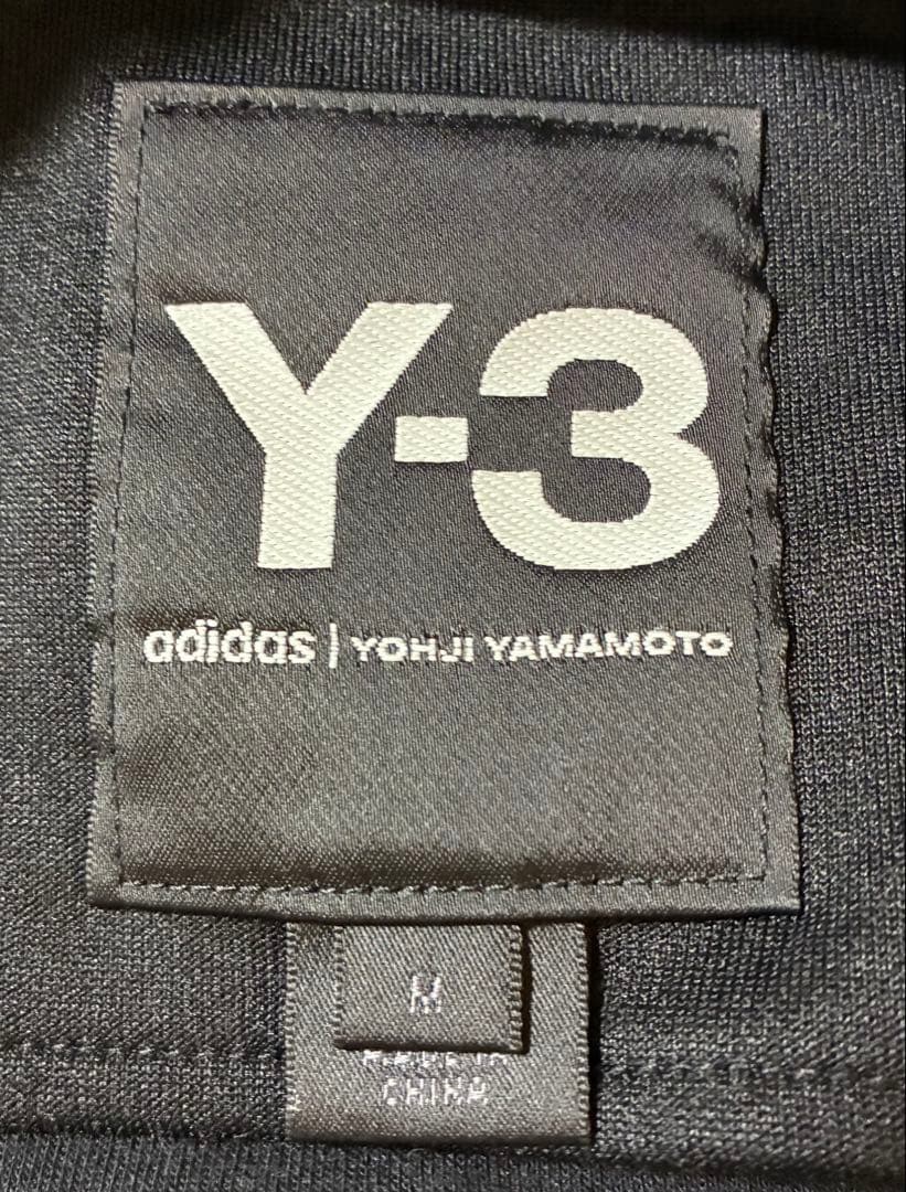 Y-3 ブラック フルジップパーカー M
