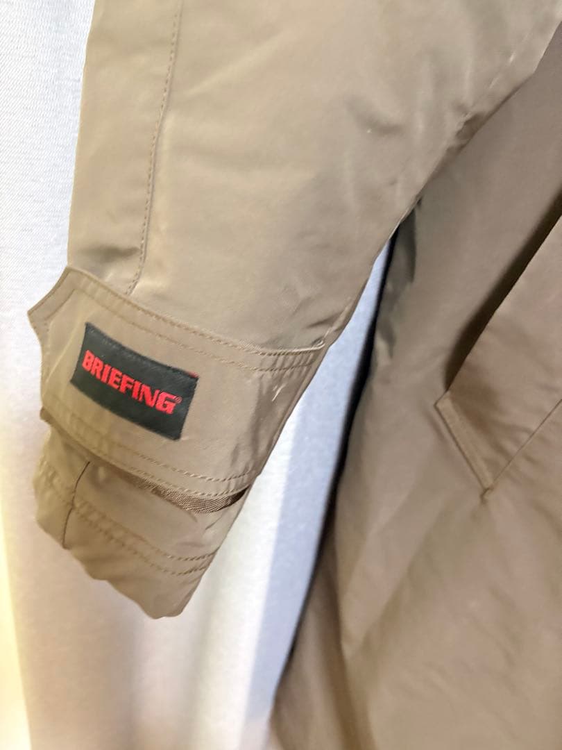 BRIEFING ナノユニバース 別注 ステンカラーコート カーキ